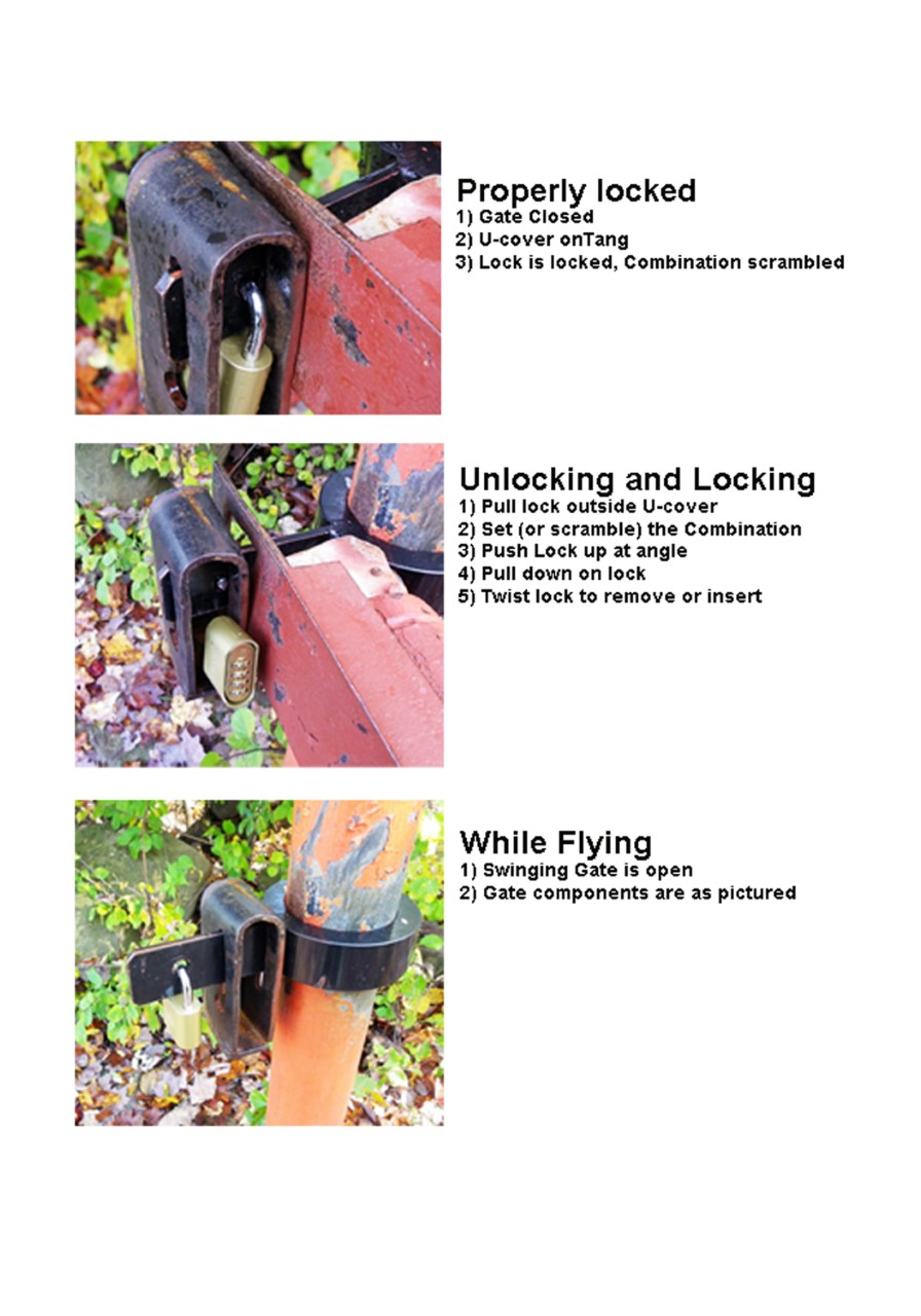 Gate Lock Directions